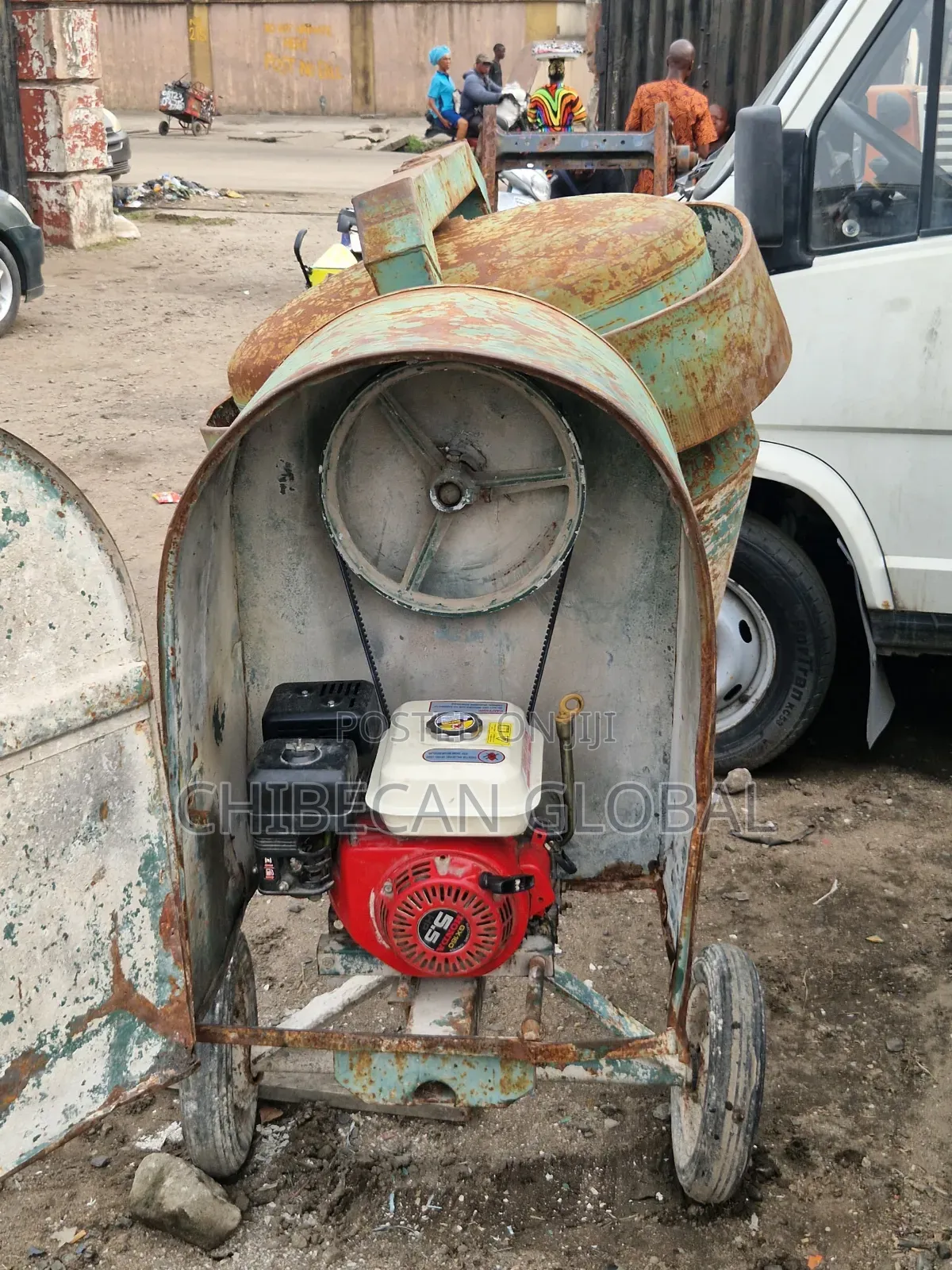 Concrete Mixer (Foreign Used) With Power Generator