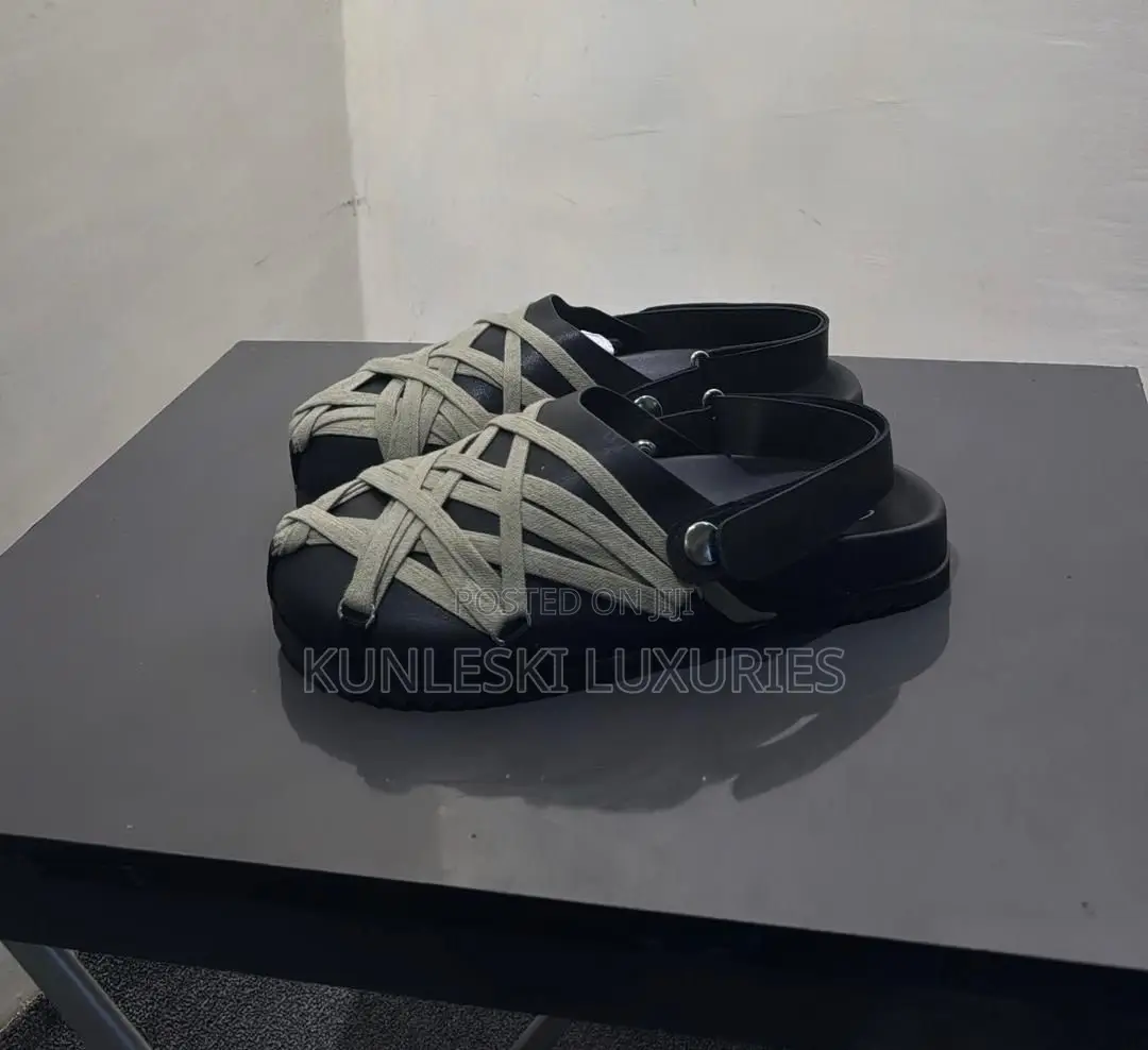 Original Rick Owen Lace Sandals Half Shoe