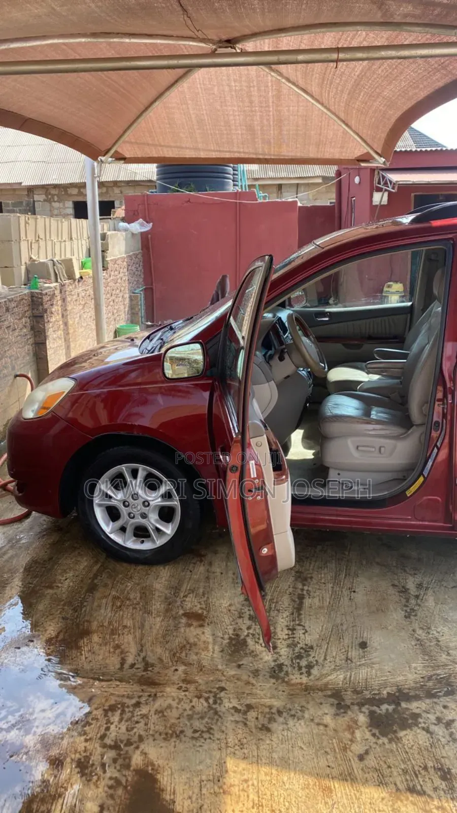 Toyota Sienna 2007 Red