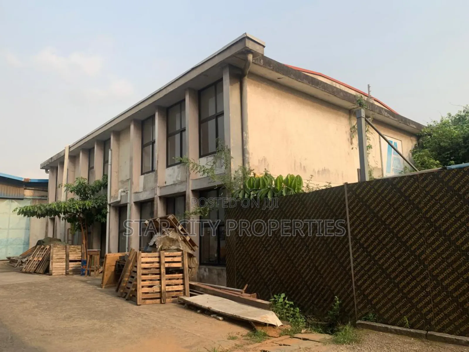 Factory Sitting on an Expansive Parcel of Land