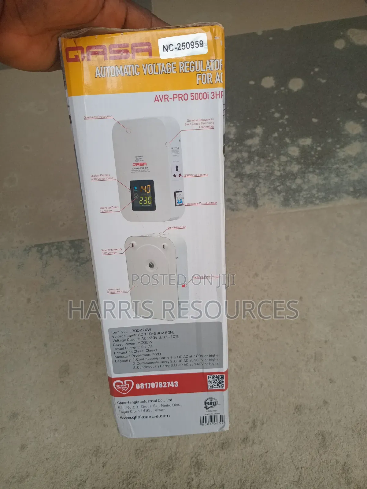 5000 Kva Ac Voltage Regulator Stabilizer Wall Mount. 3.0hp