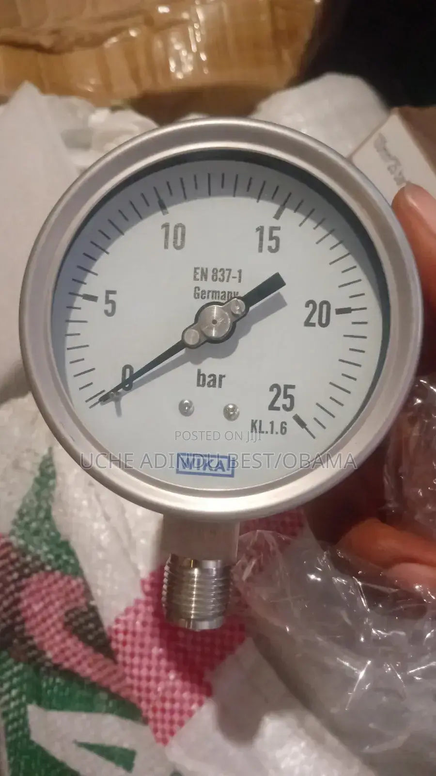 Wika Germany Pressure Gauge 4" 0-25bar