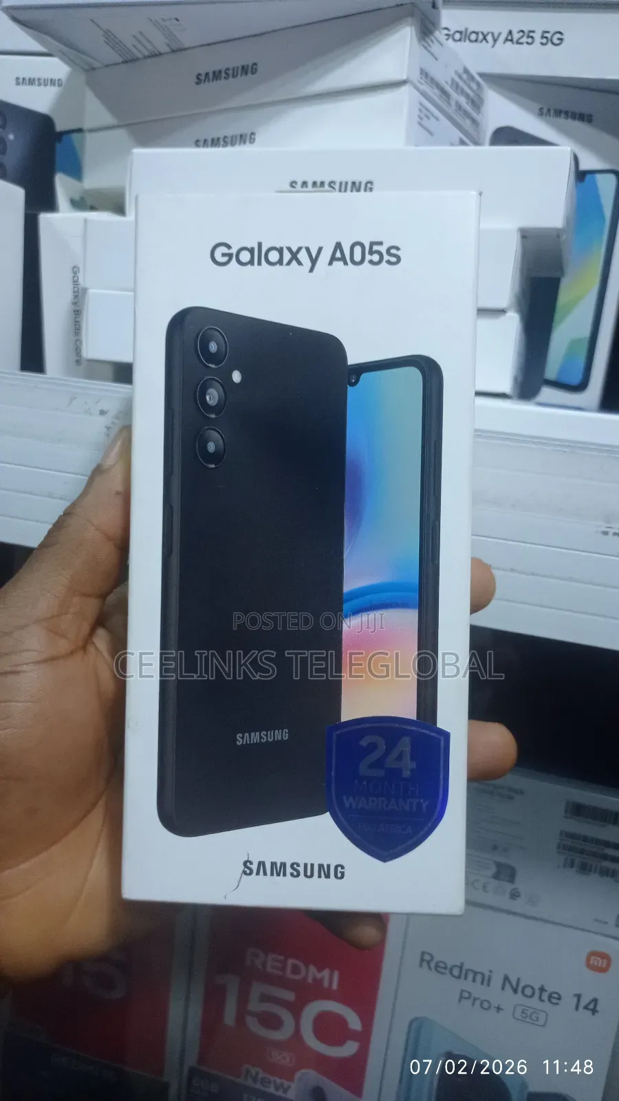 New Samsung Galaxy A05s 128 GB Black