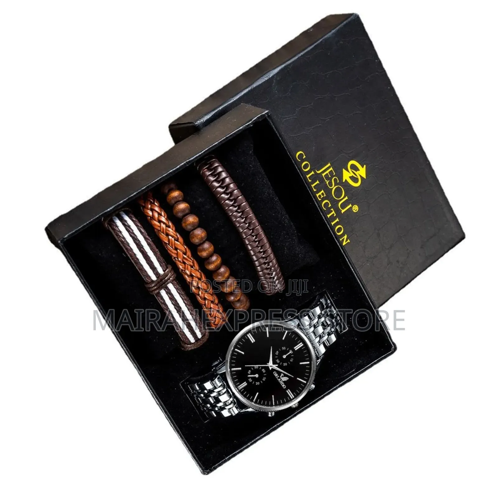 5pcs Men Watch and Bracelet Set . 1lv22n