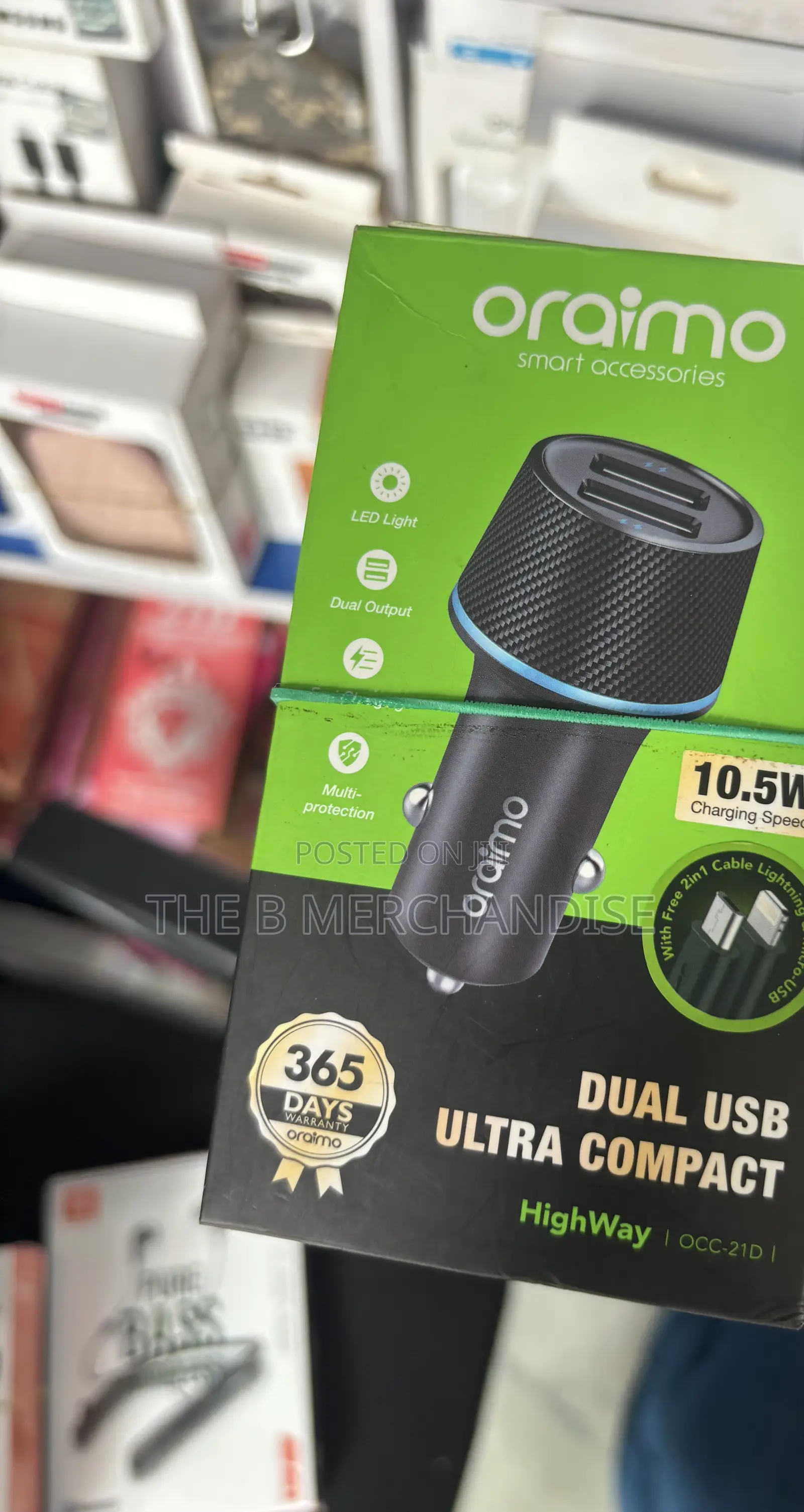 Oriamo Dual Compact Car Charger