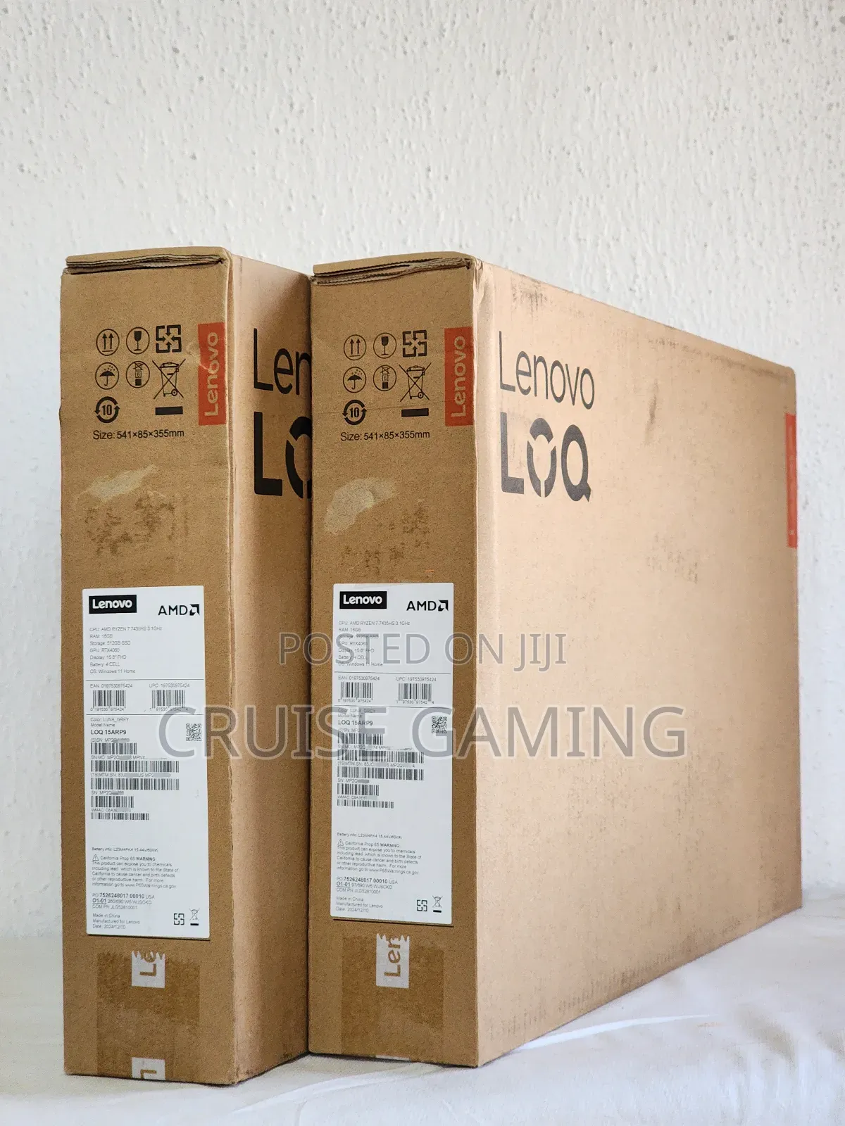 New Laptop Lenovo LOQ 15ARP9 16GB AMD Ryzen 7 SSD 512GB