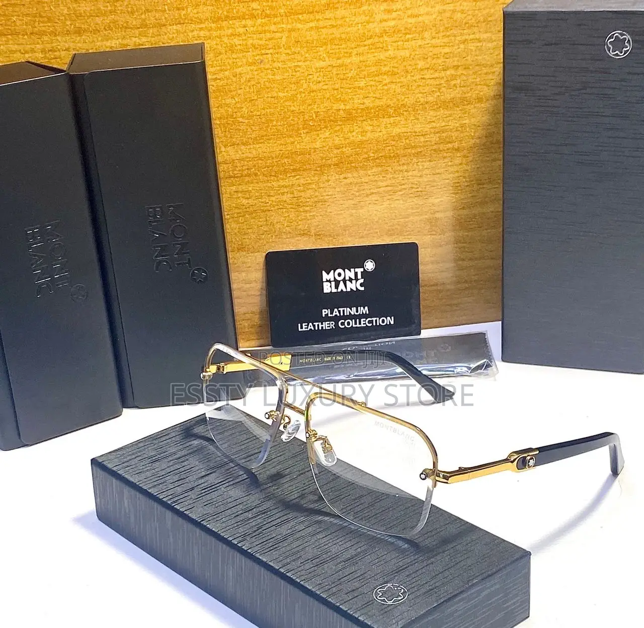 High Quality Luxury Mont Blanc Frame Glasses