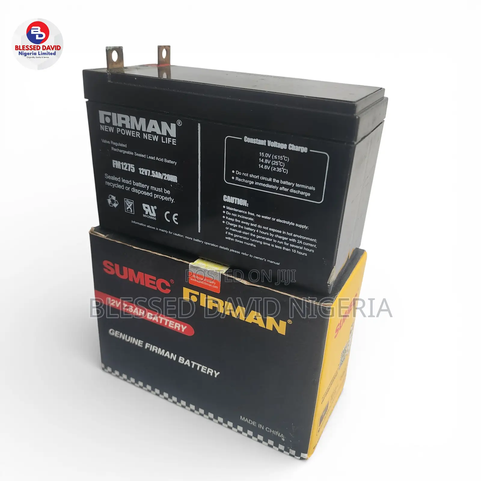 Firman 12v 7.5ah Replacement Battery