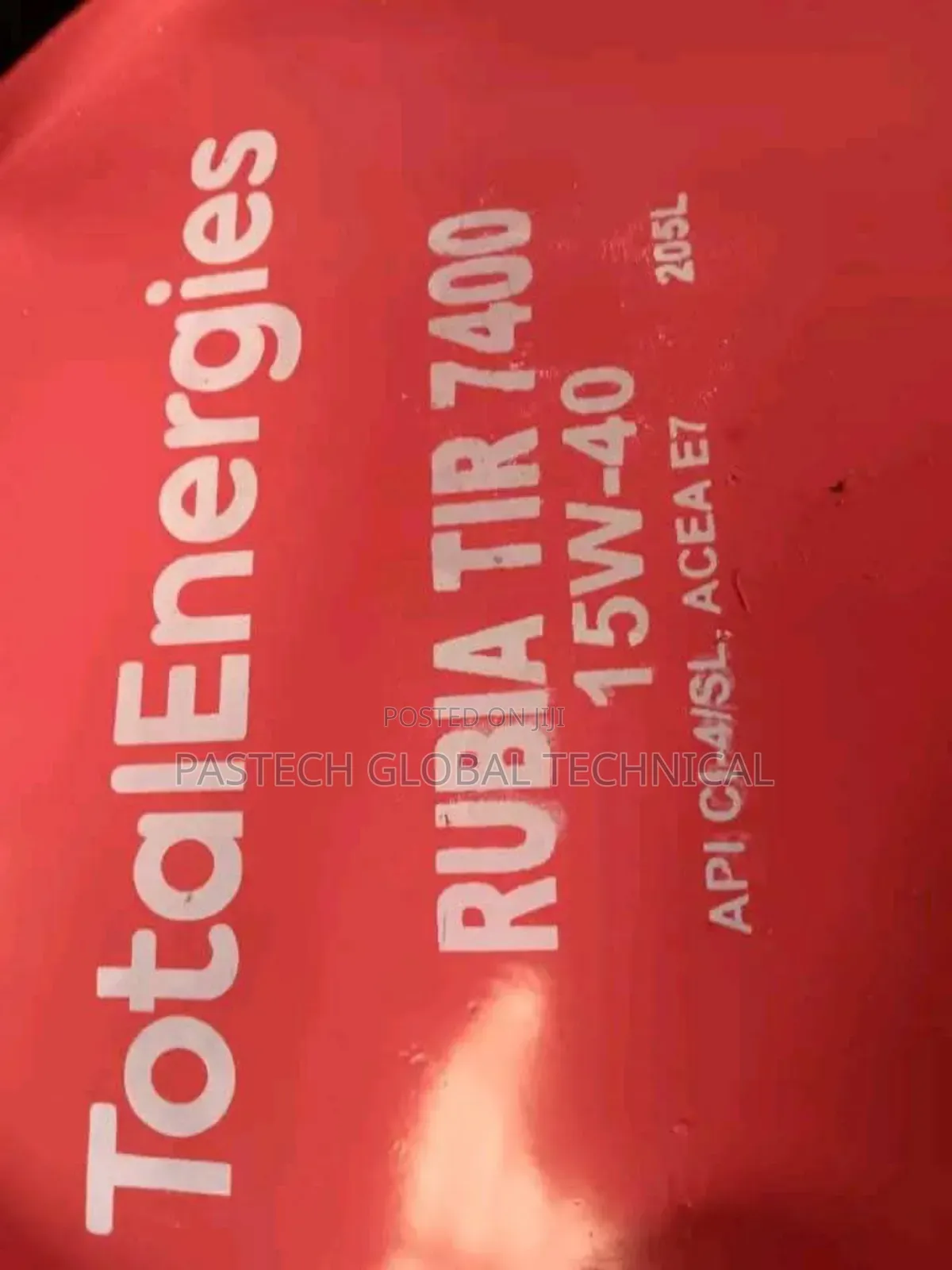 Totalenergies Rubia Tir 7400 15w-40 Engine Oil (205l/Drum)