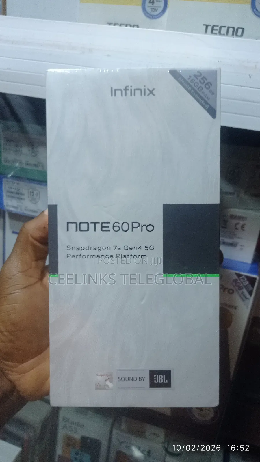 New Infinix Note 60 Pro 256 GB Blue