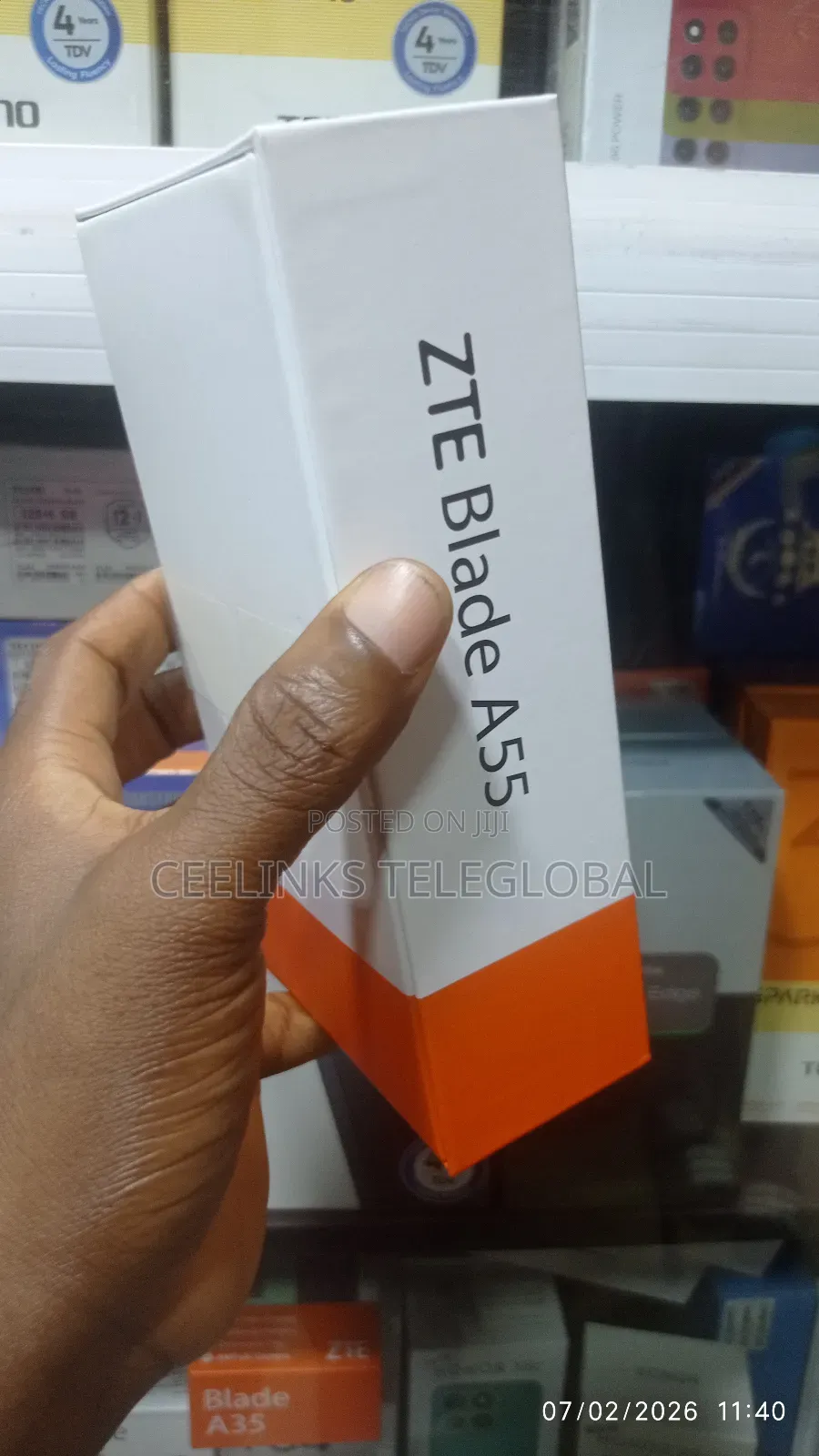 New ZTE Blade A55 128 GB Gray