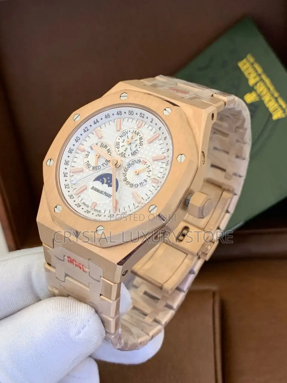 Audemars Piguet Quality Luxury Men Automatic Engine Wristwatch
