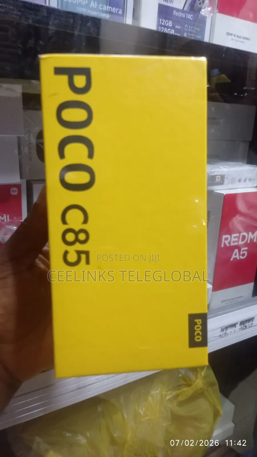 New Xiaomi Poco C85 4G 256 GB Black