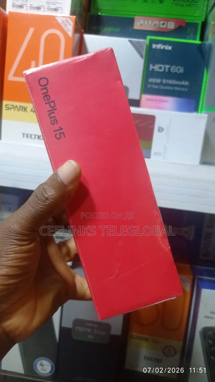New OnePlus 15 512 GB Black