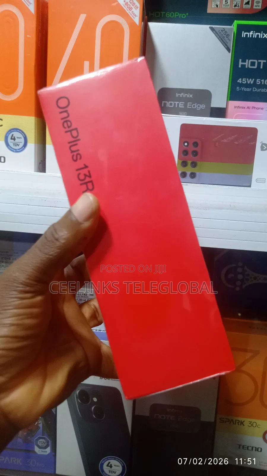 New OnePlus 13R 256 GB Blue