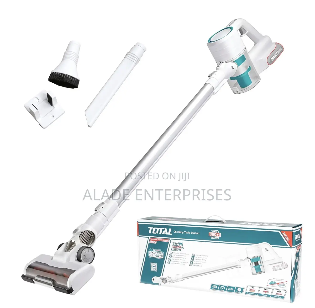 Total Cordless Vacuum Cleaner 20v With Battery And Charger