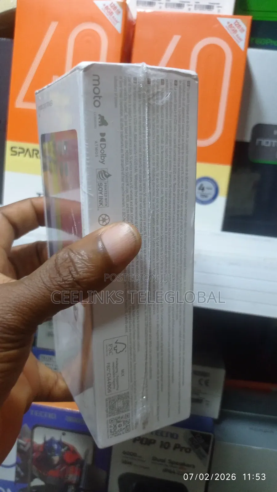 New Motorola Moto G86 Power 5G 512 GB Blue