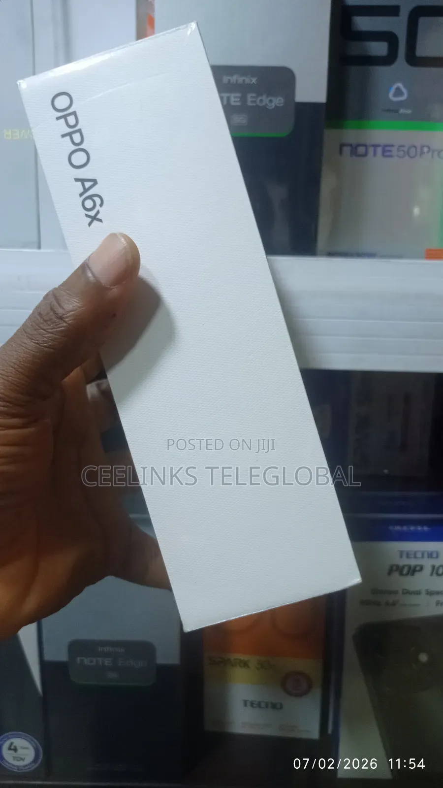 New Oppo A6x 256 GB Black