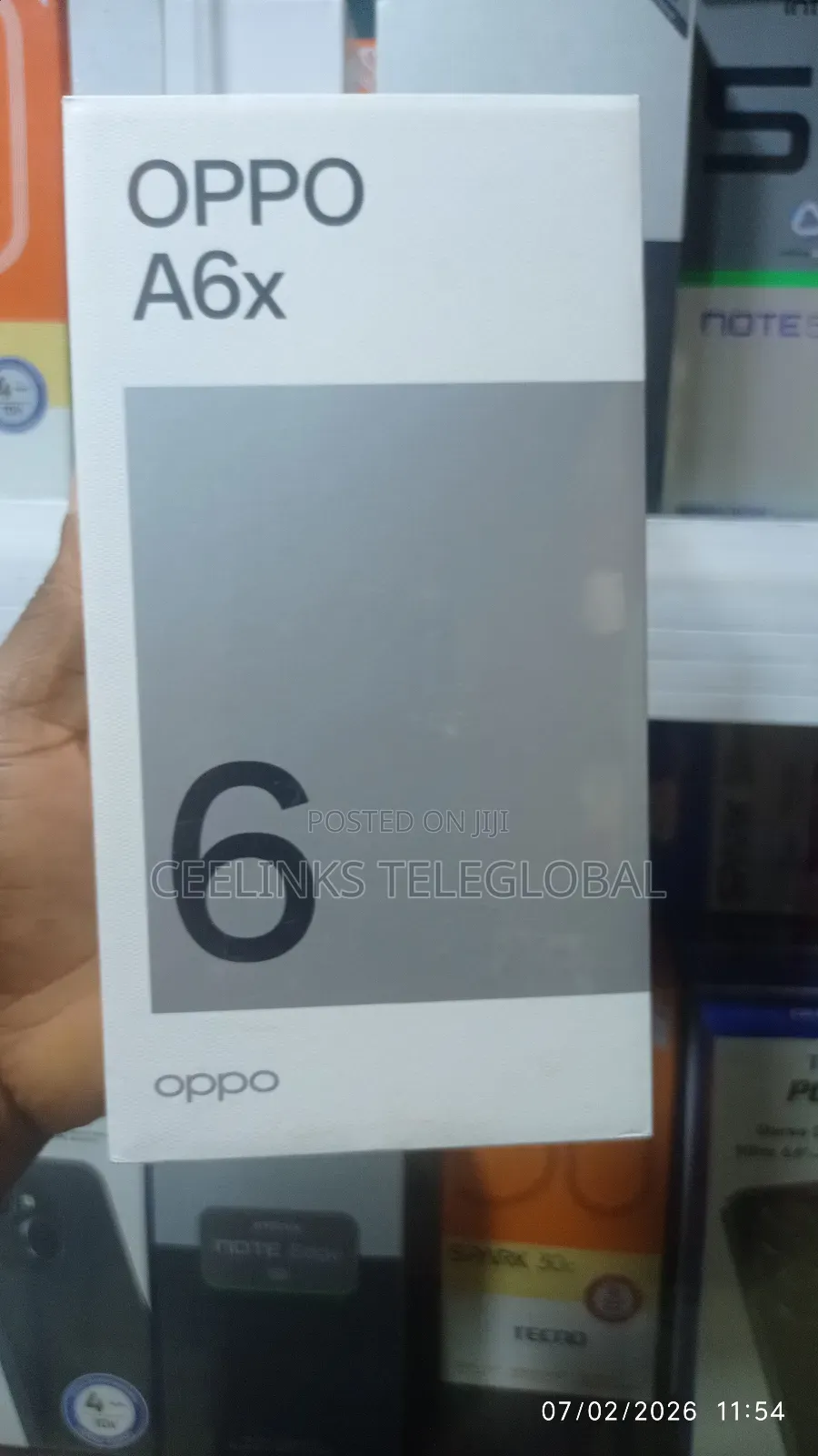 New Oppo A6x 256 GB Black