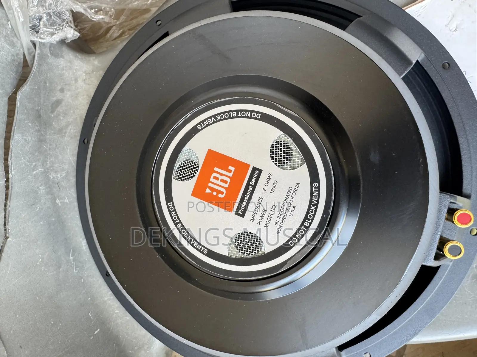 JBL Naked Speaker Magnet 15 Inch