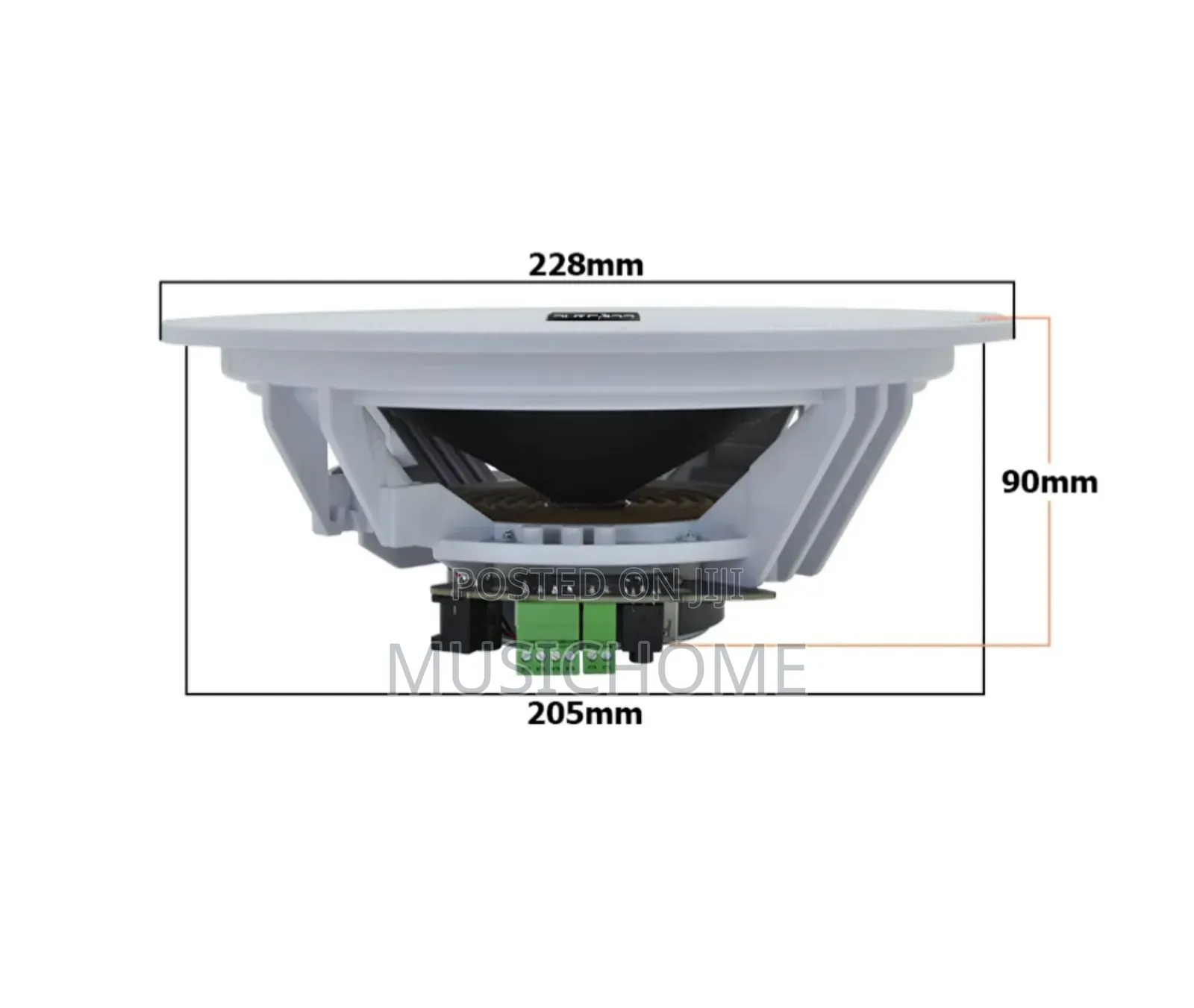 8inch 2in1 Frameless Bluetooth Ceiling Speaker 2×30w