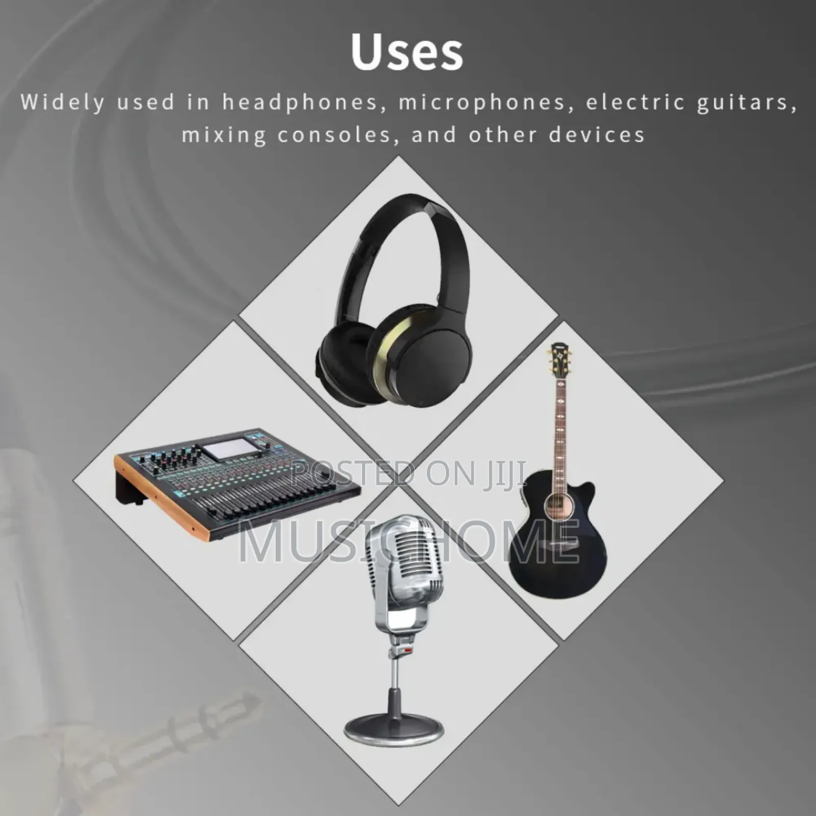 10m Balanced Cable Xlr To 1/4 Trs Audio Cable