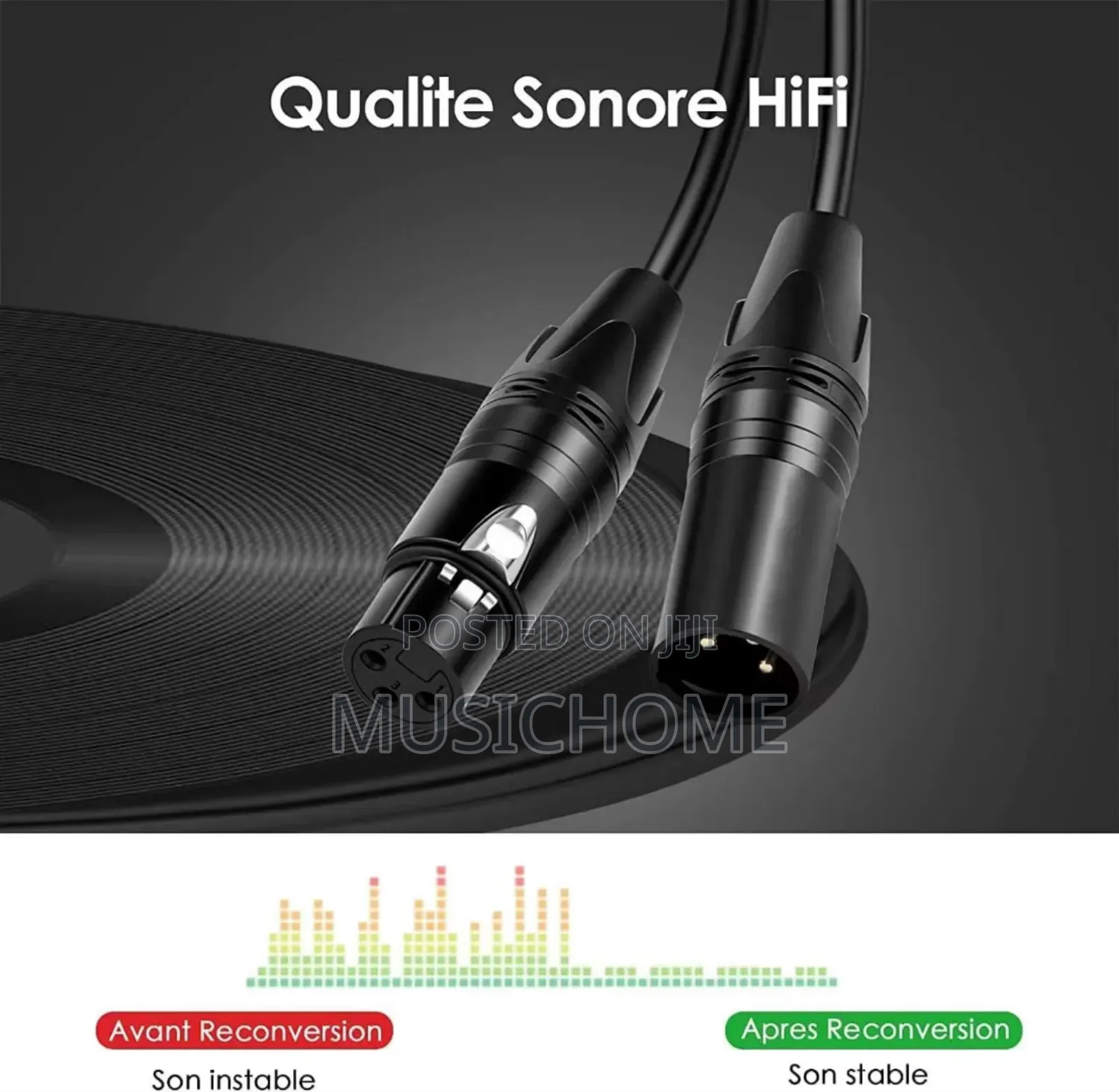 50m Xlr Female To Xlr Male