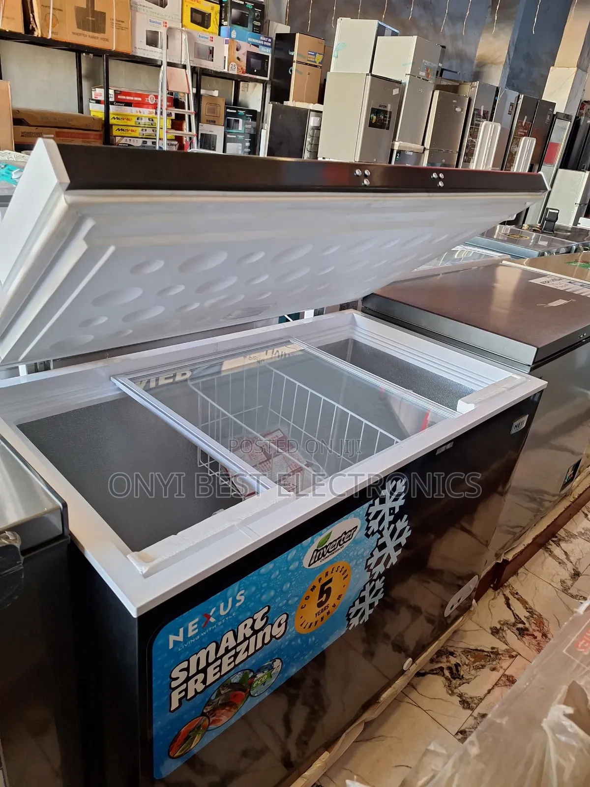 Nexus Inverter Smart 400 Litre Fast Freezing Chest Freezer Nx-400ghinx