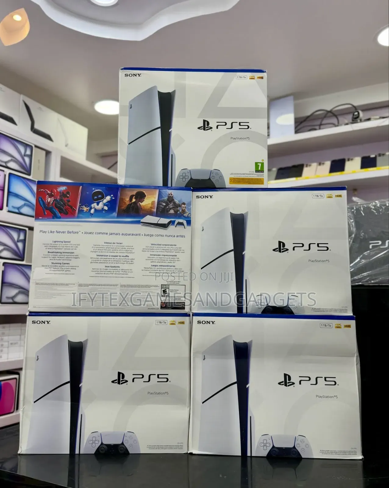 New Carton Ps 5 Slim 1tb Standard Version