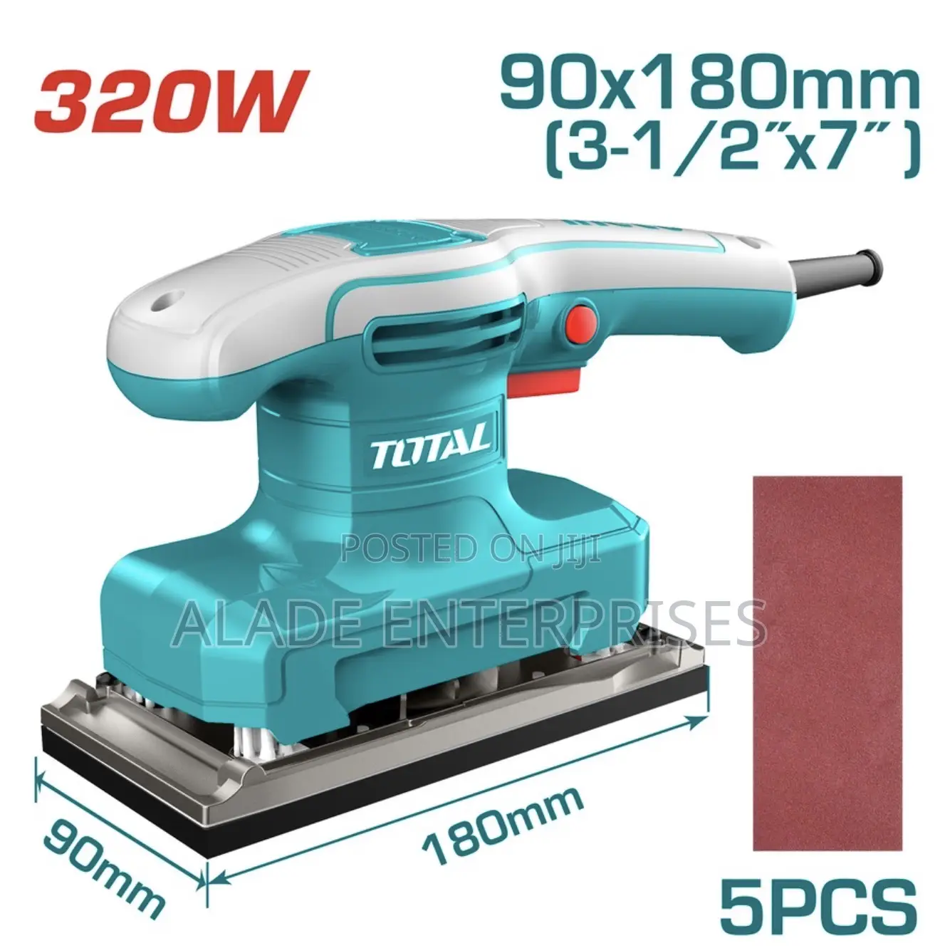Total Electric Finishing Sander 320w