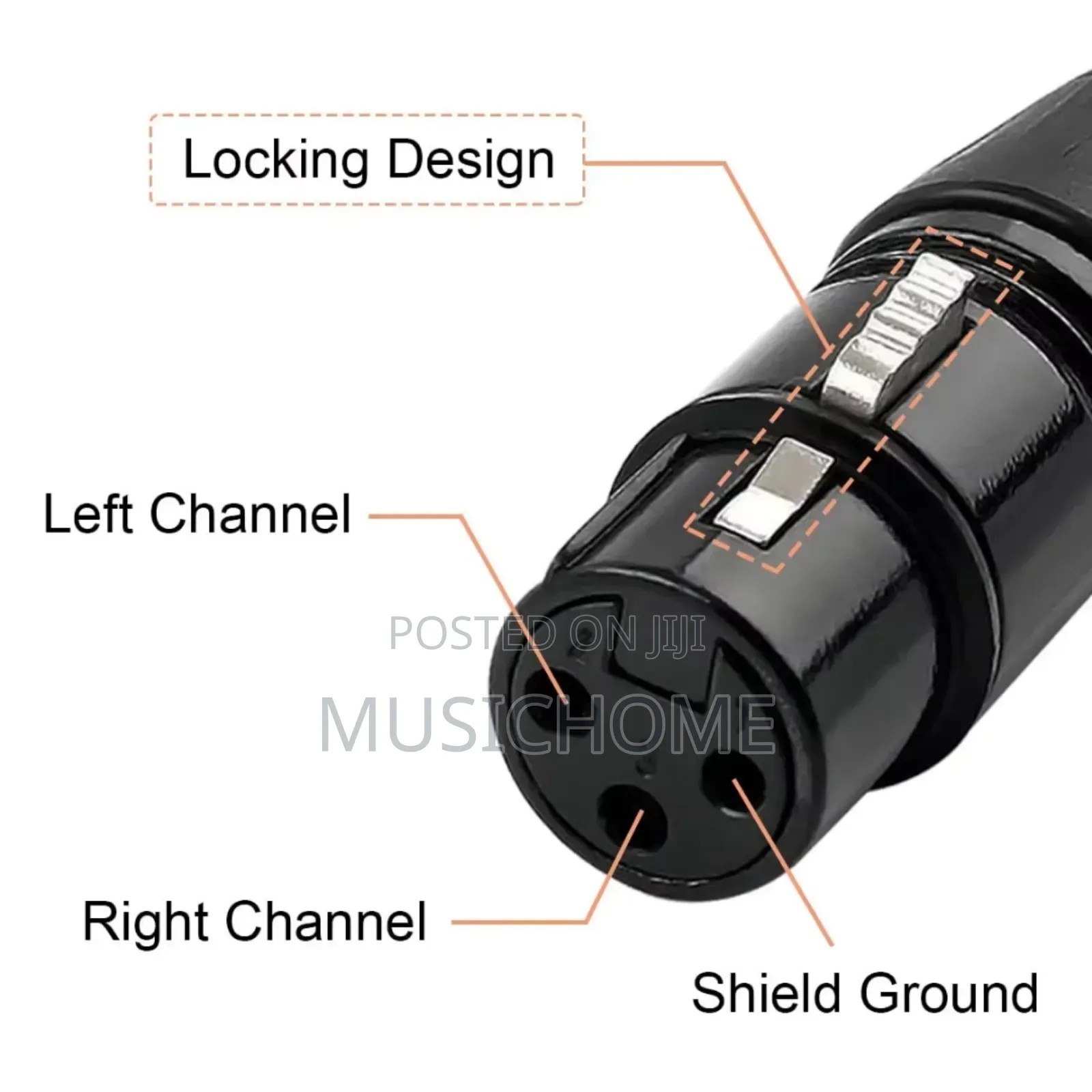 Xlr Male And Female 3pin Plug