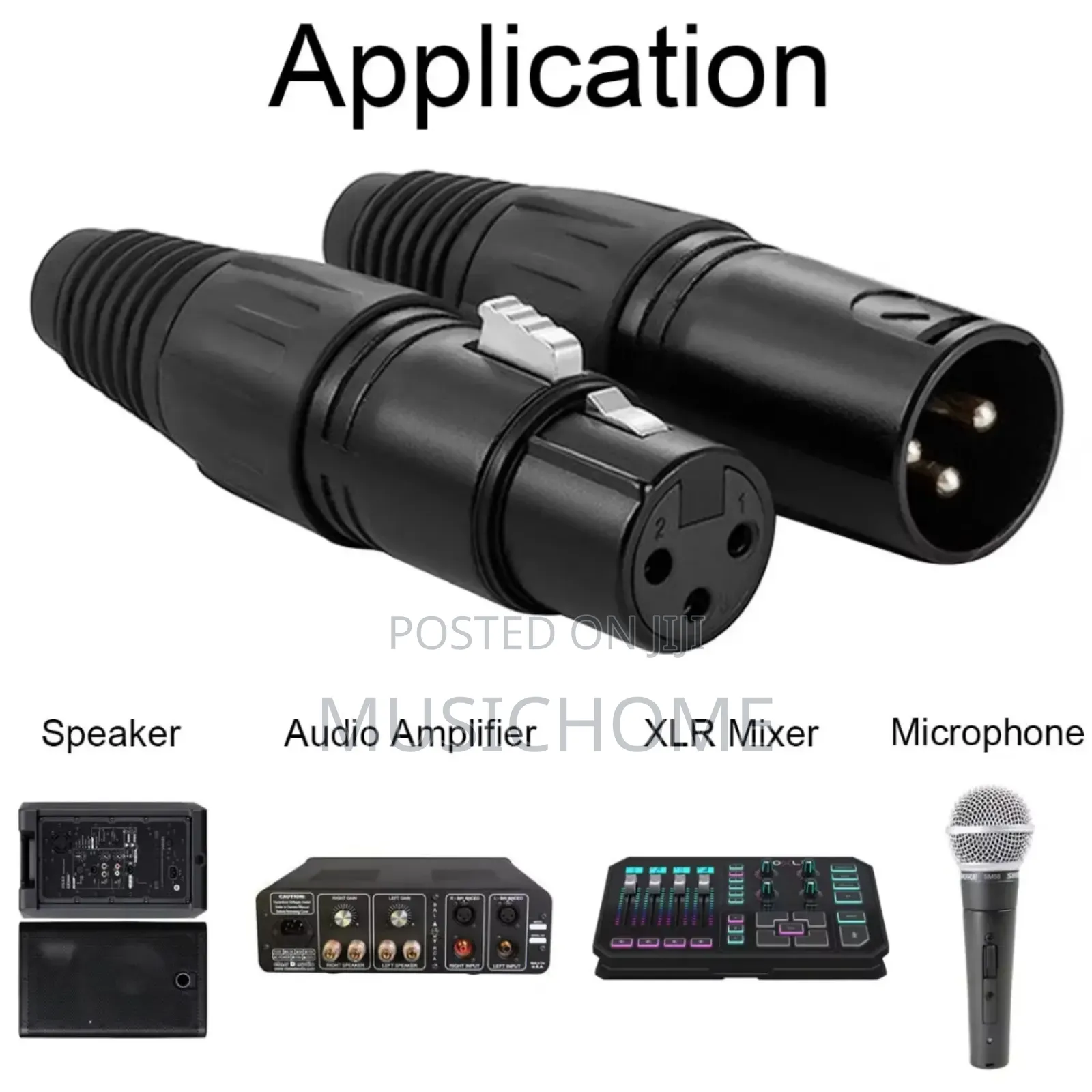 Xlr Male And Female 3pin Plug