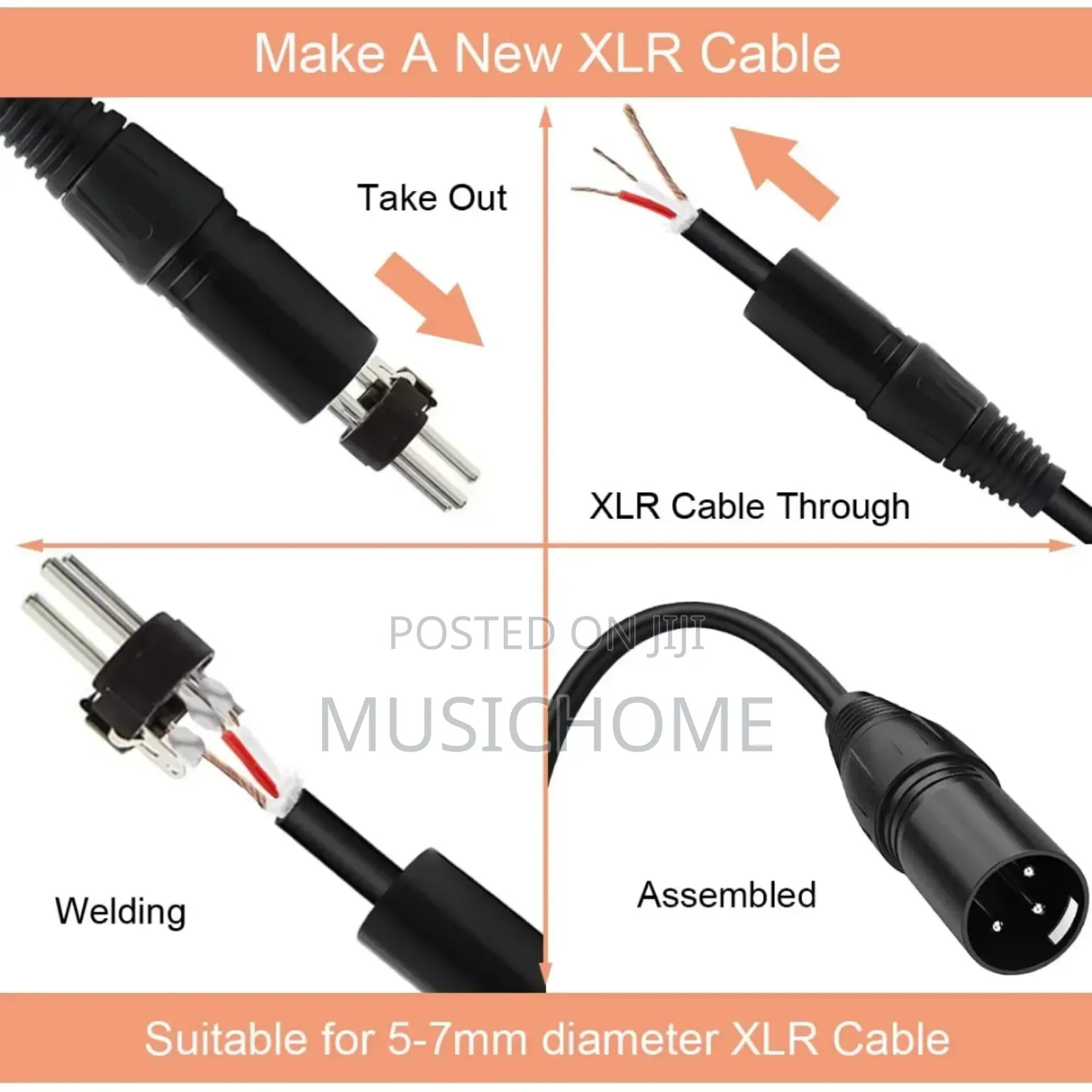 Xlr Male And Female 3pin Plug
