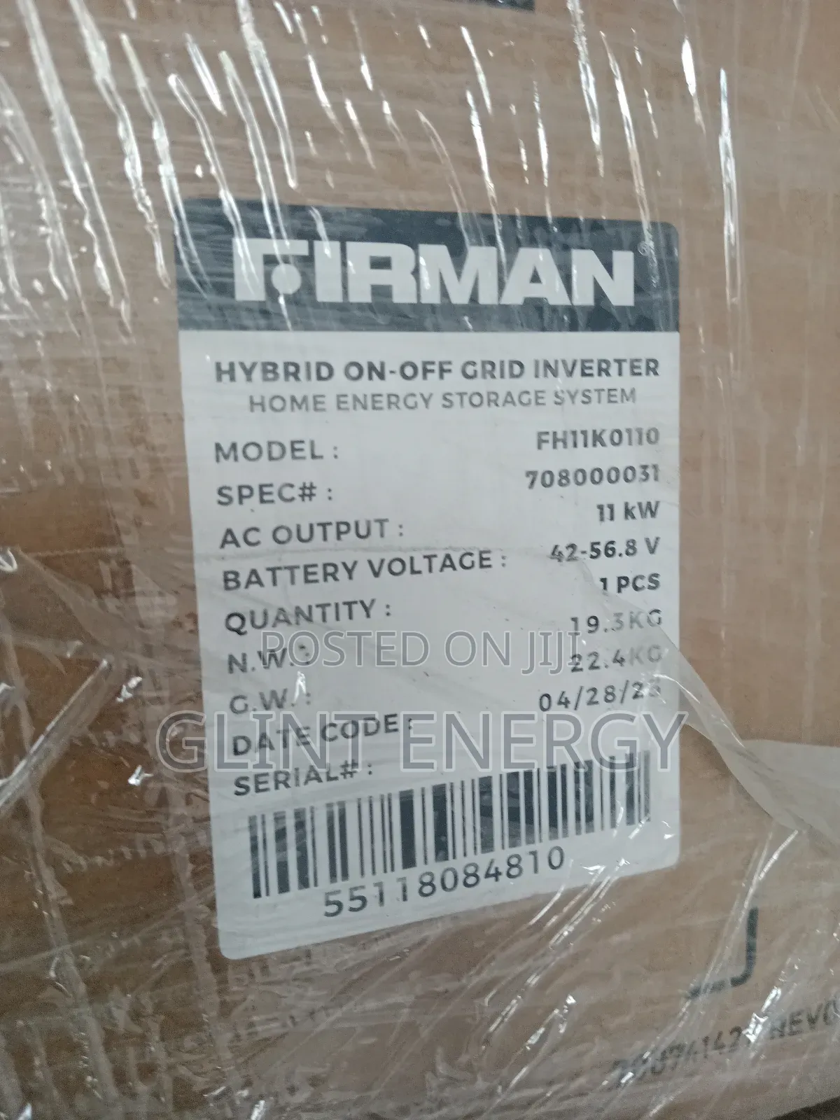 11kw 48v Firman Hybrid Inverter