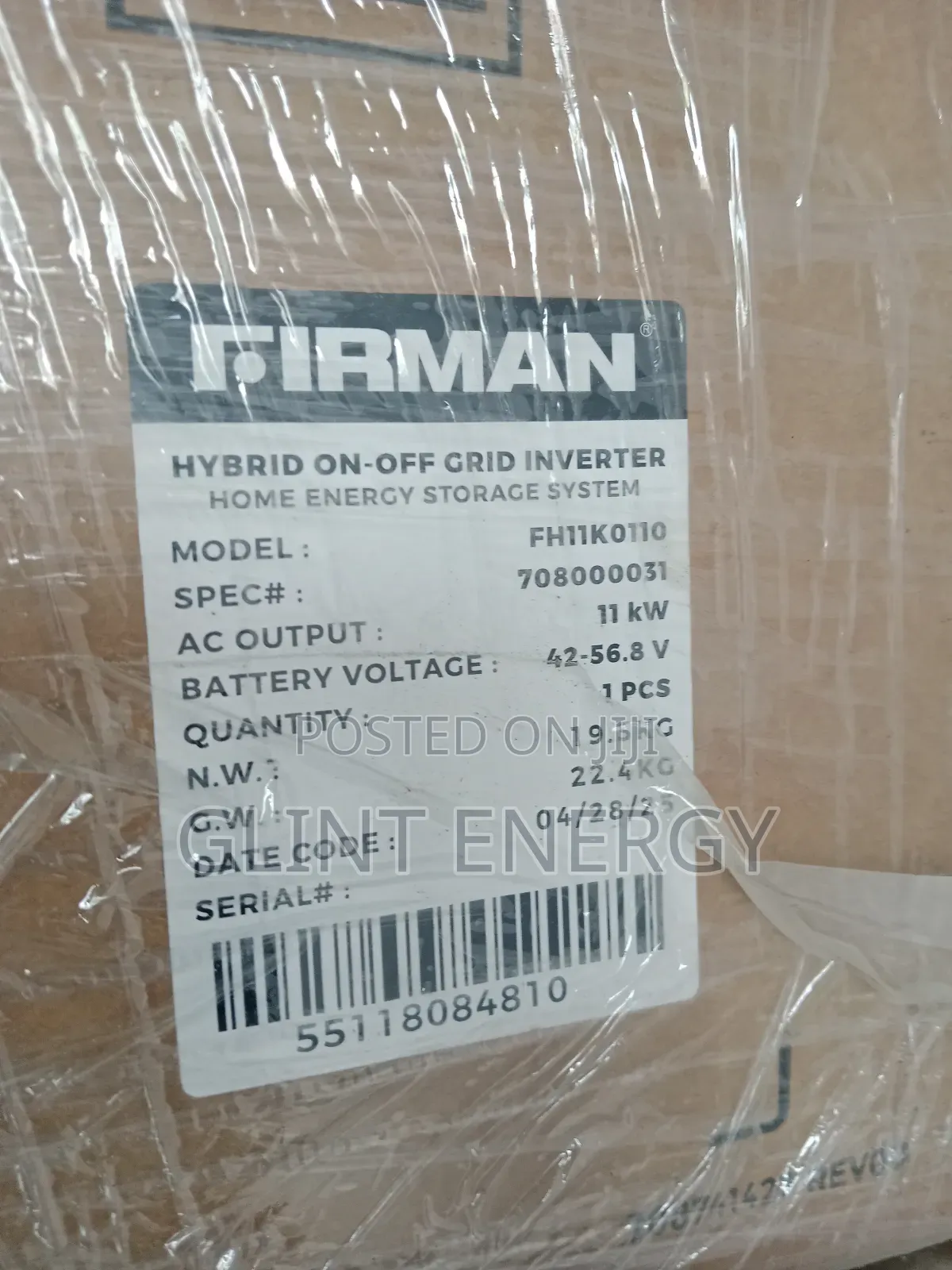 11kw 48v Firman Hybrid Inverter