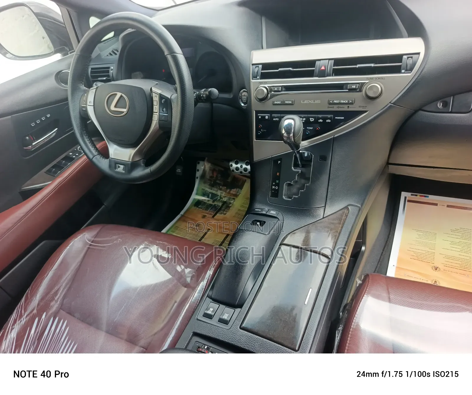 Lexus RX 350 F Sport AWD 2015 Gray