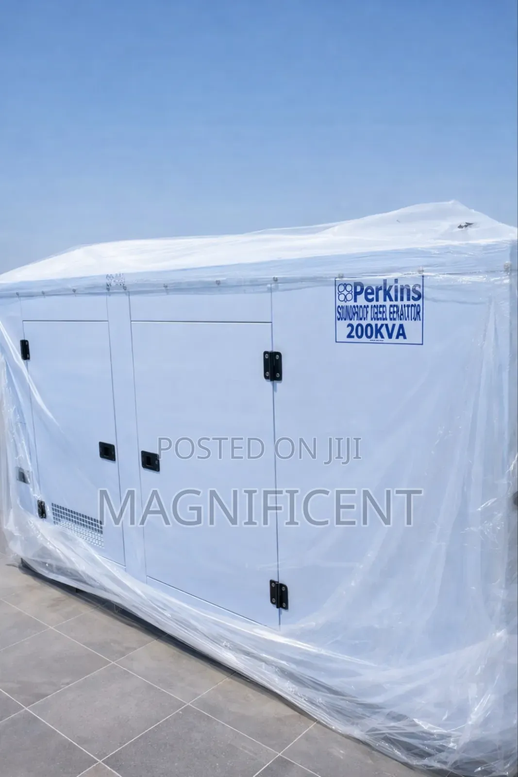 Original 200 Kva Perkins Soundproof Generator 100% Copper Coil