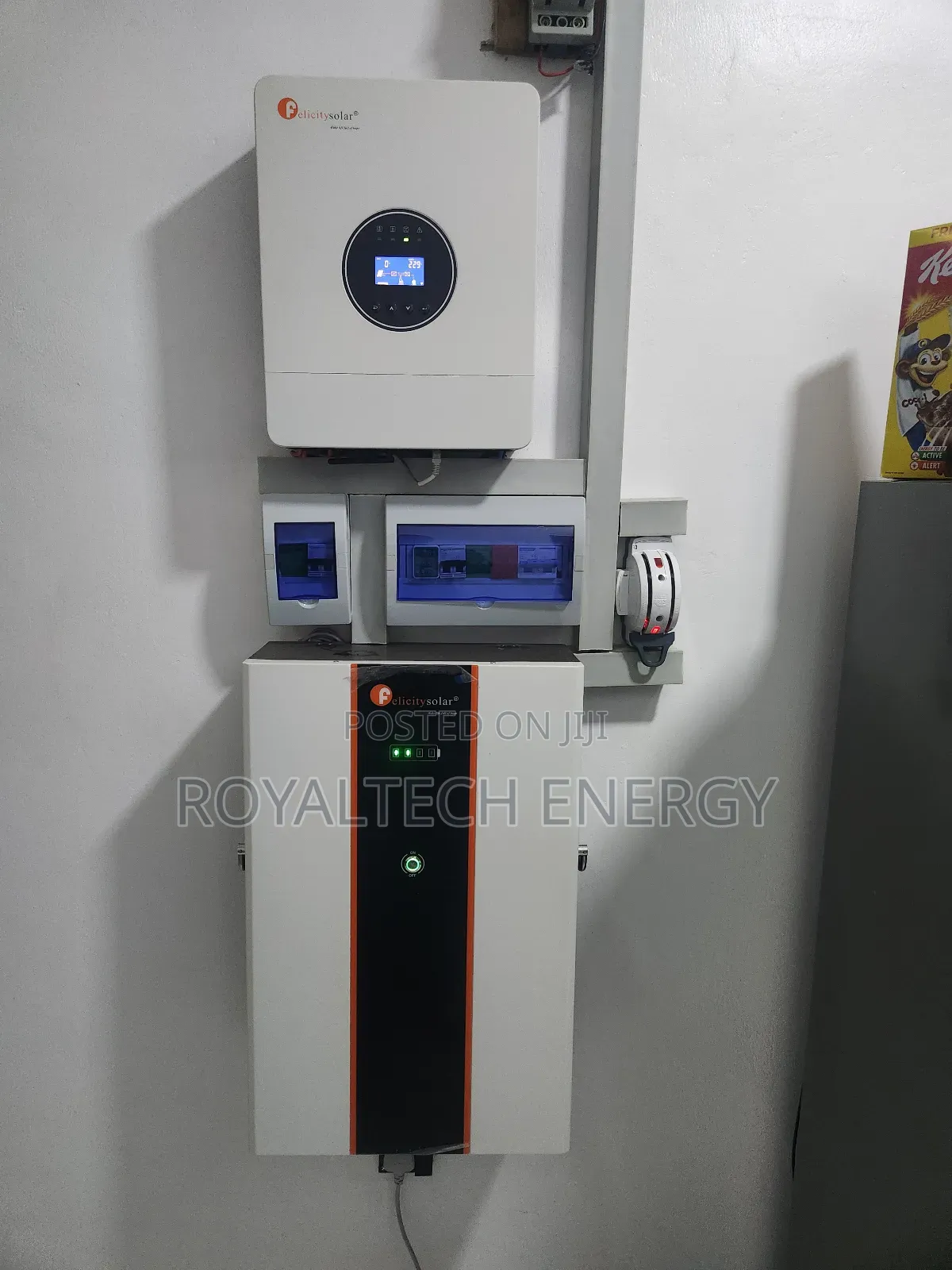 Full Installation 7.2kwh and 6kva Felicity 48v