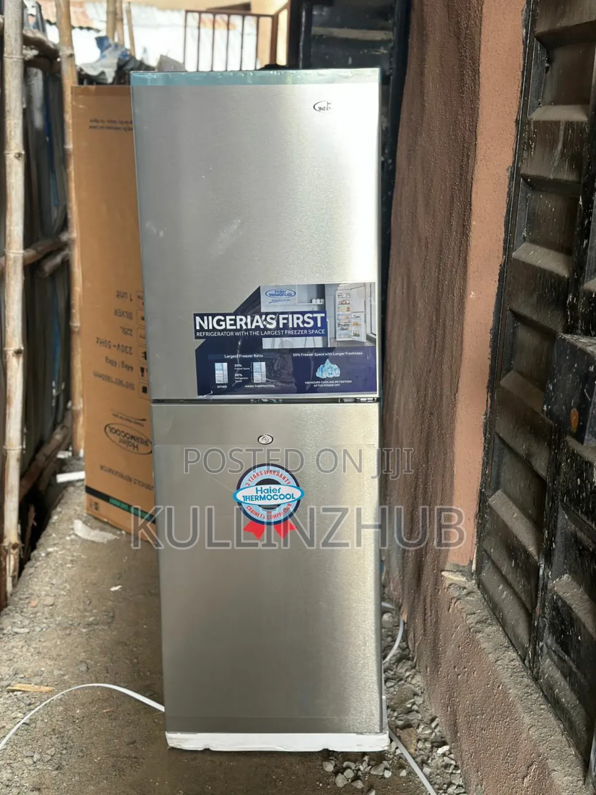 Haier Thermocool Double Door Fridge 250blux 225 L R6 Silver