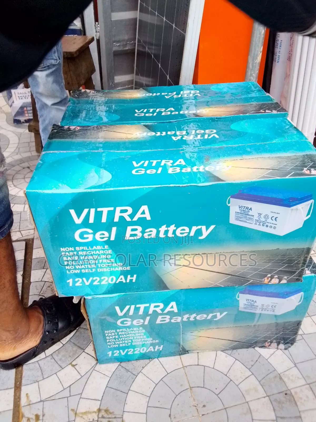 220ah 12v Vitra Inverter Gel Battery
