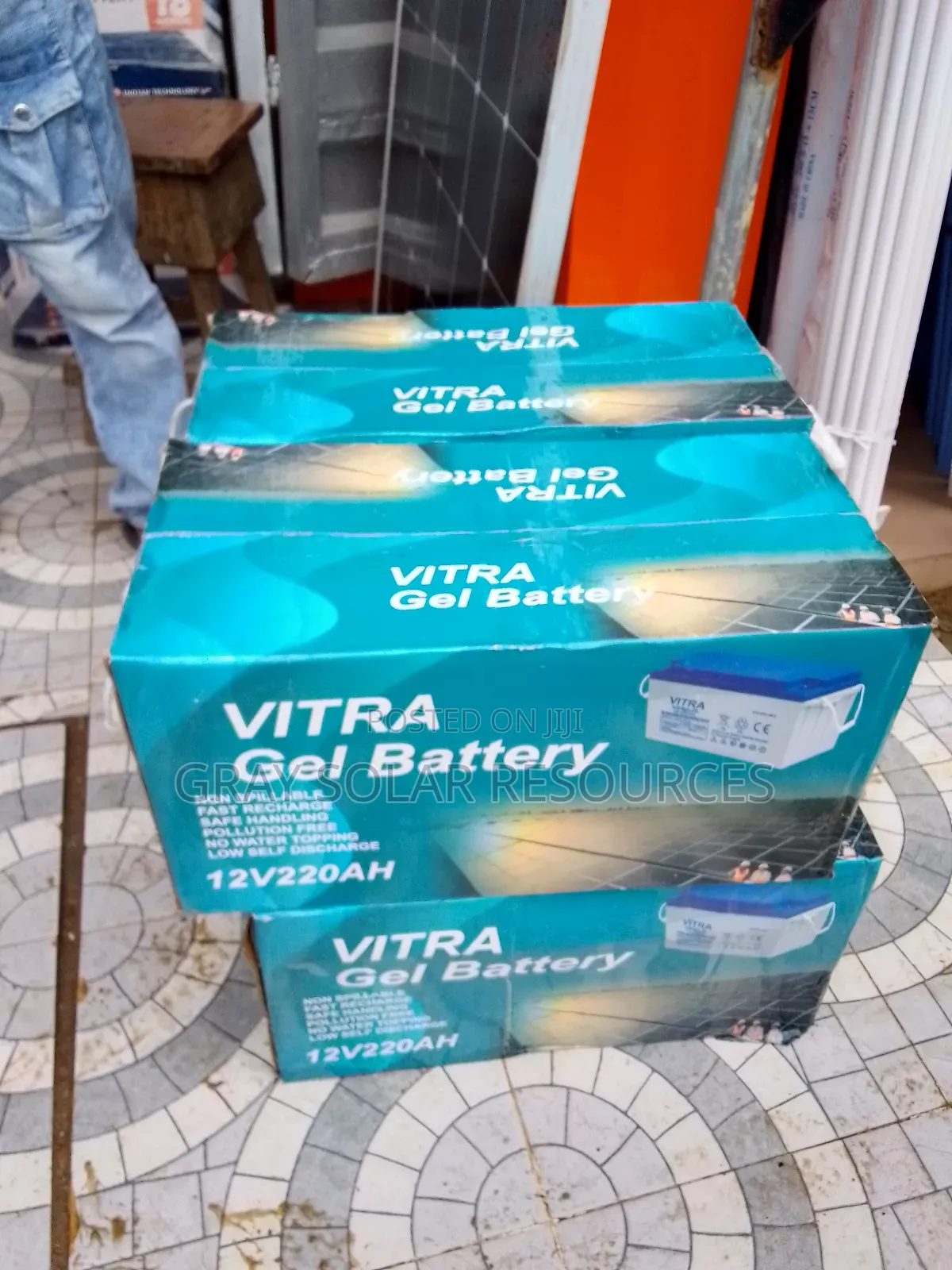 220ah 12v Vitra Inverter Gel Battery