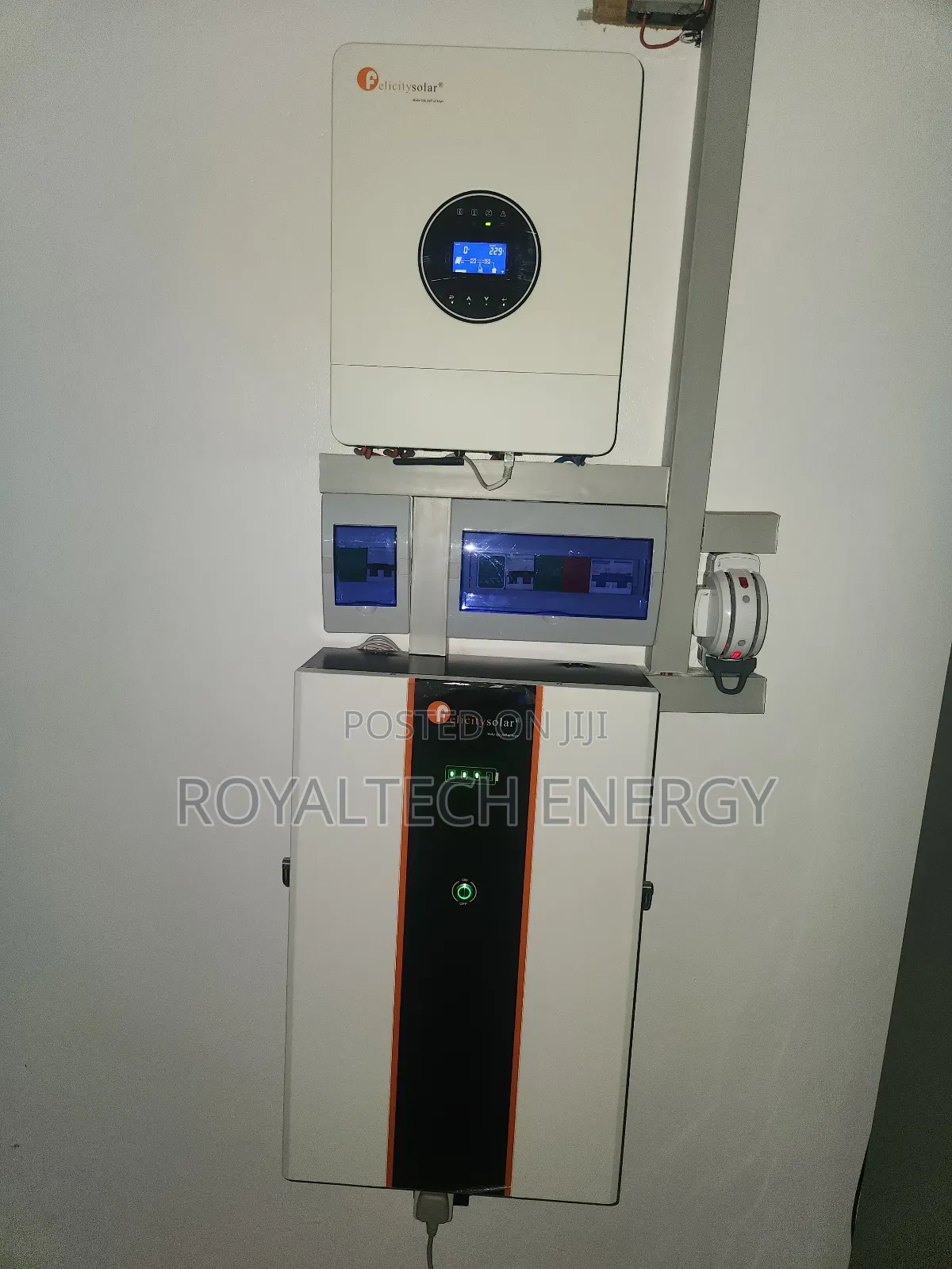 Full Installation Setup 7.2kwh and 6kva Felicity 48v