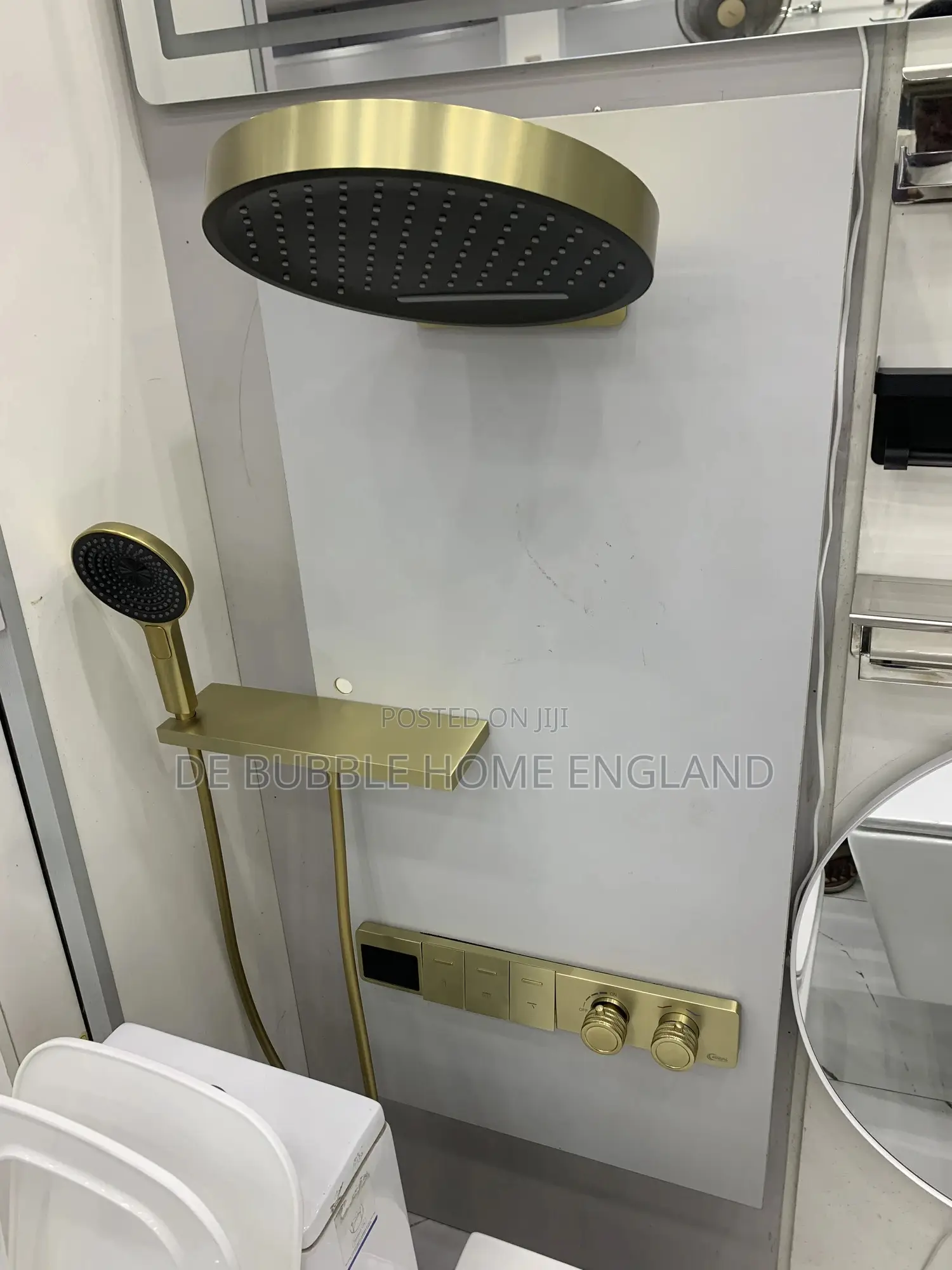 Executive Shower Mixer Gold