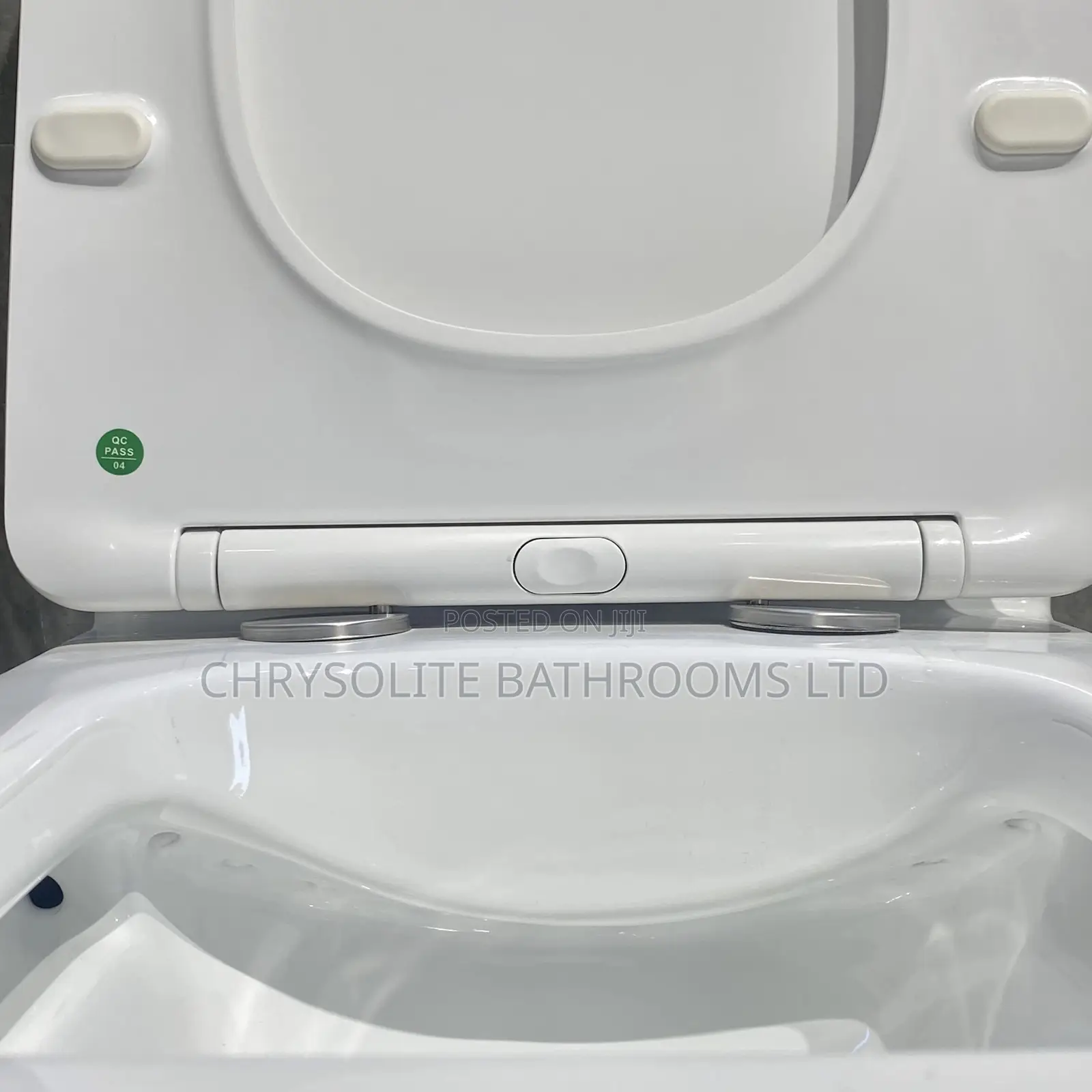 Water Closet With Wall-Hung Basin