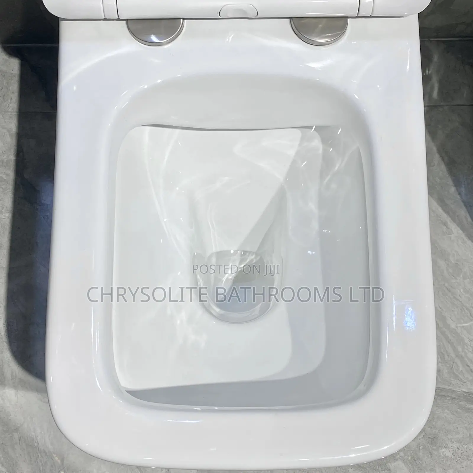 Water Closet With Wall-Hung Basin