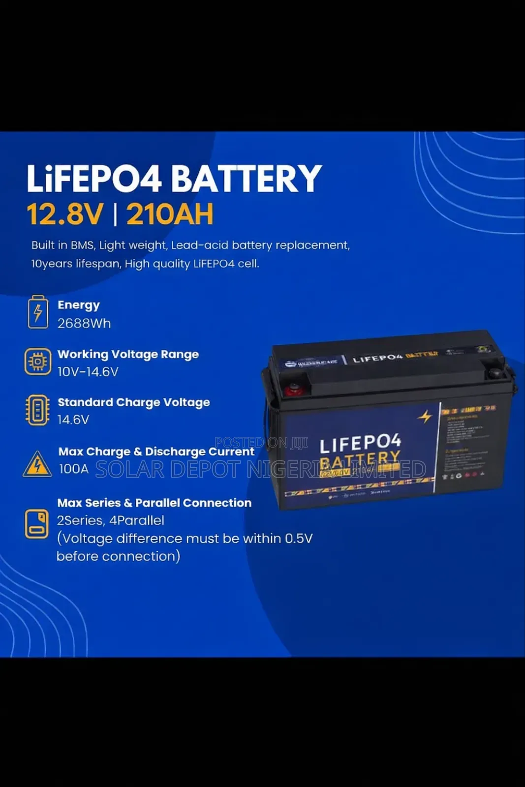 12v 2.5kwh Lithium Battery