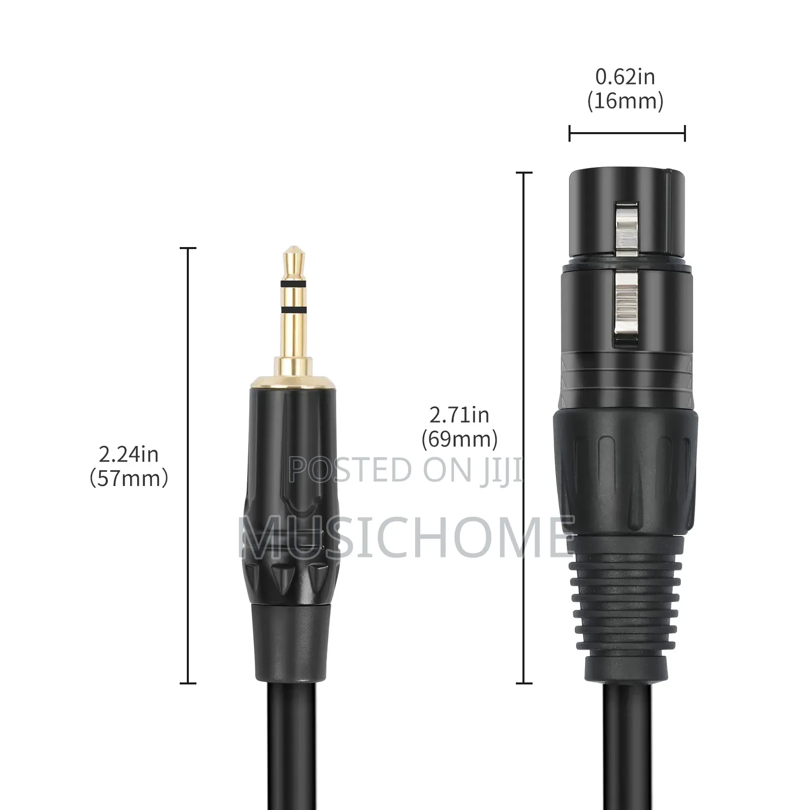 20m 3.5mm Trs To Xlr