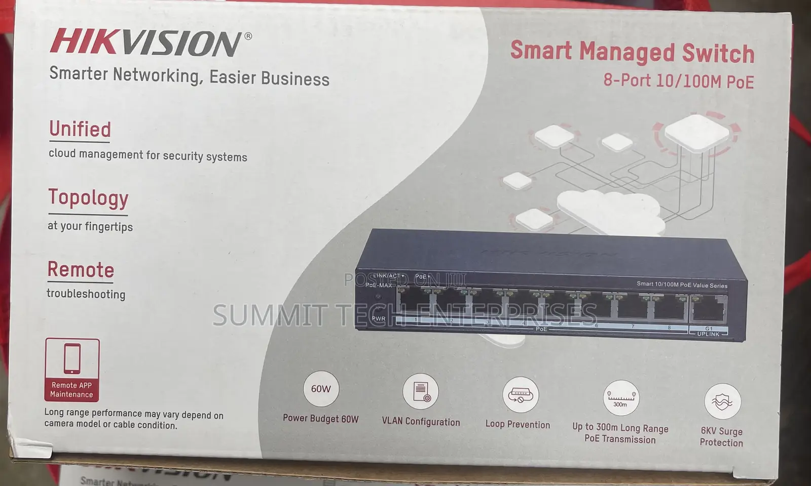 Hikvision 8port Poe Switch