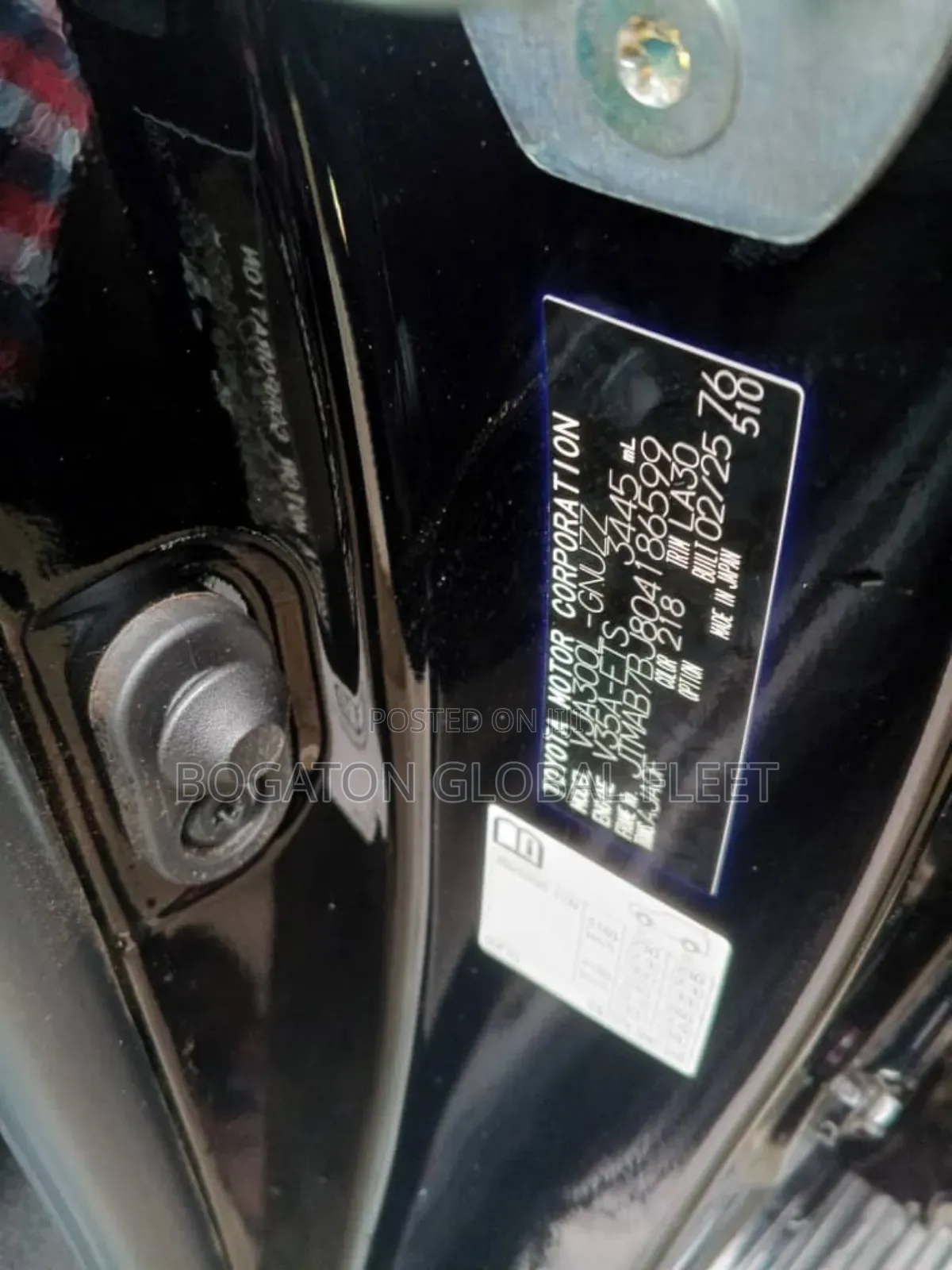2024 Vip Toyota Granvia Rental