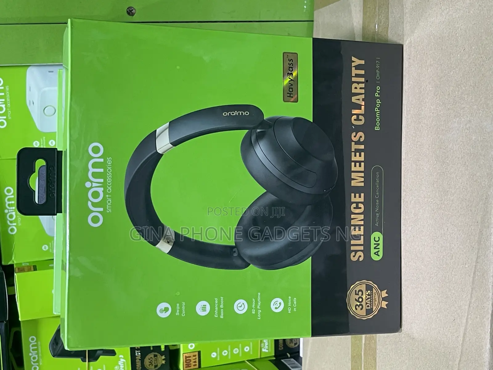 Headphone (Oraimo Boompop Pro Noise Canceling Headphone)